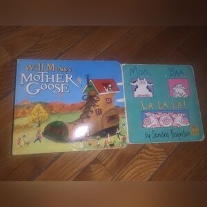 Will Moses Mother Goose & Moo, Baa La La La By Sandra Boynton Baby Book Lot